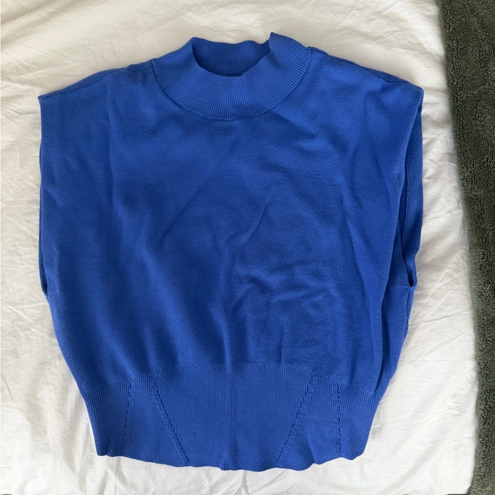 Pilcro Vibrant Blue Knit Top